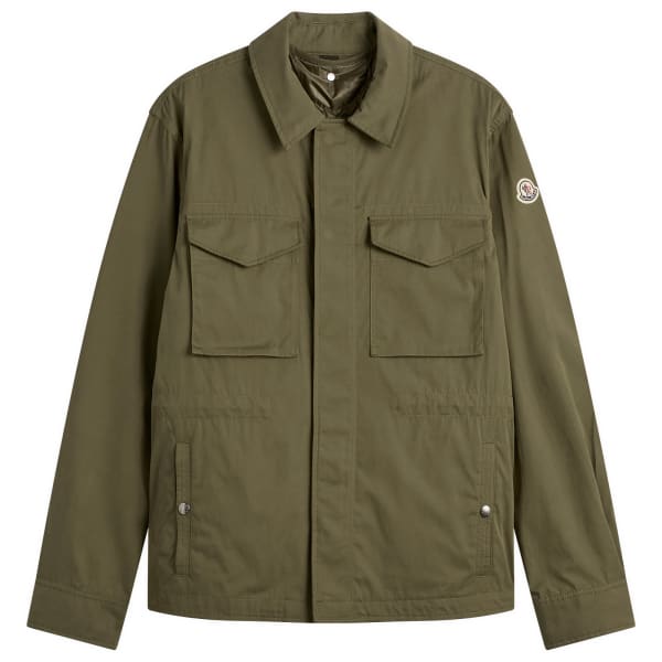 

Рубашка-куртка Roquille из ворсистого хлопка Moncler, зеленый