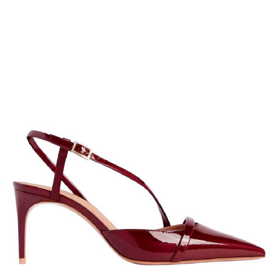 Malone Souliers Valeria 70 Туфли-лодочки с острым носом, Bordeaux