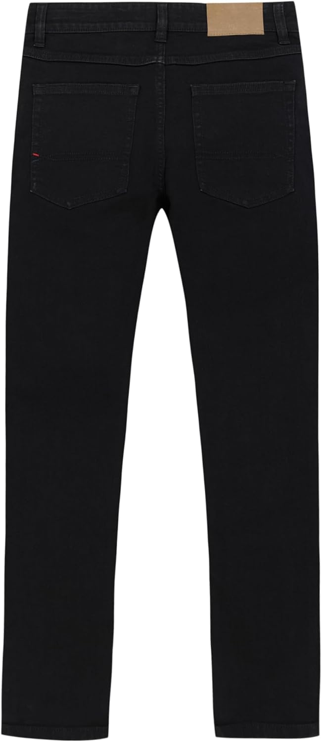 Джинсы Tommy Hilfiger Boys' Legacy с пятью карманами, эластичные, узкие, прямого покроя, Classic Black — фото 2