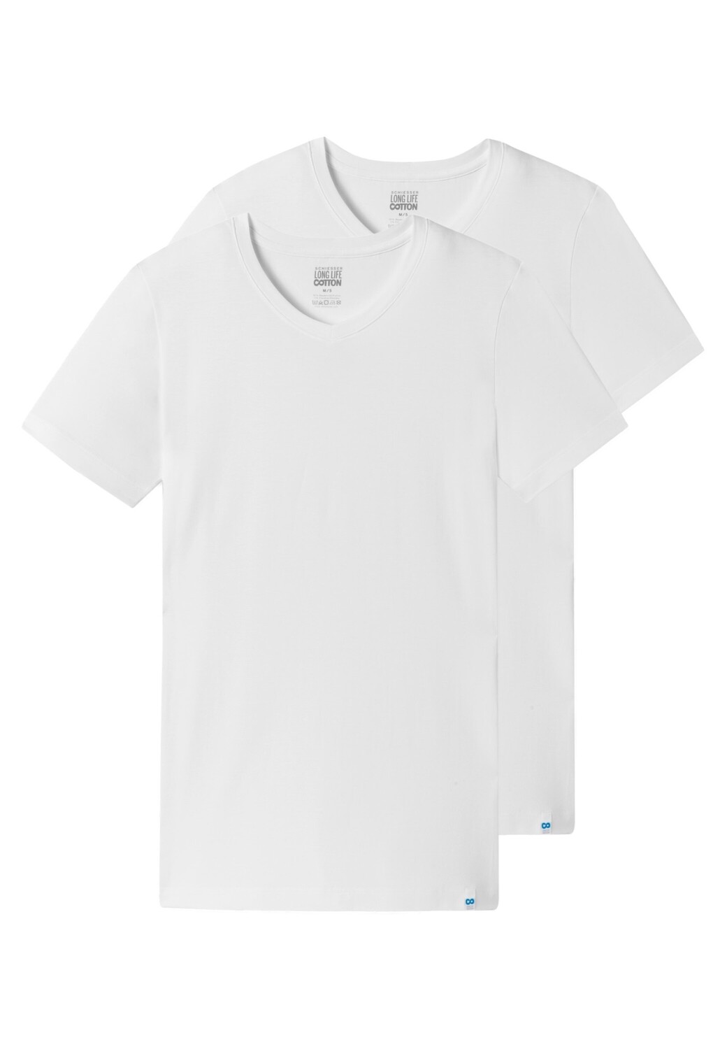 

Майка Schiesser/Shirt Kurzarm Long Life Cotton, белый