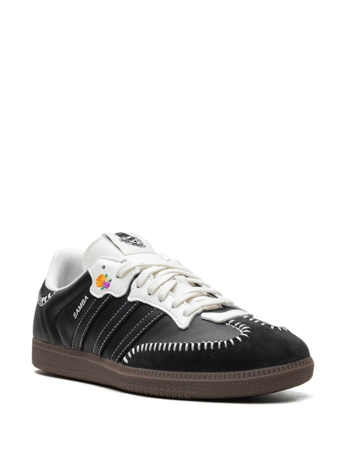 Кроссовки Adidas Samba OG "Día De Los Muertos - Black", черный — фото 2
