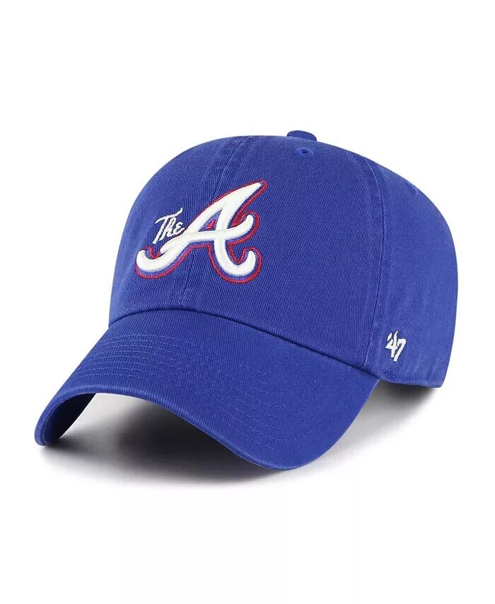 

Мужская регулируемая шапка Royal Atlanta Braves 2023 City Connect Clean Up '47 Brand