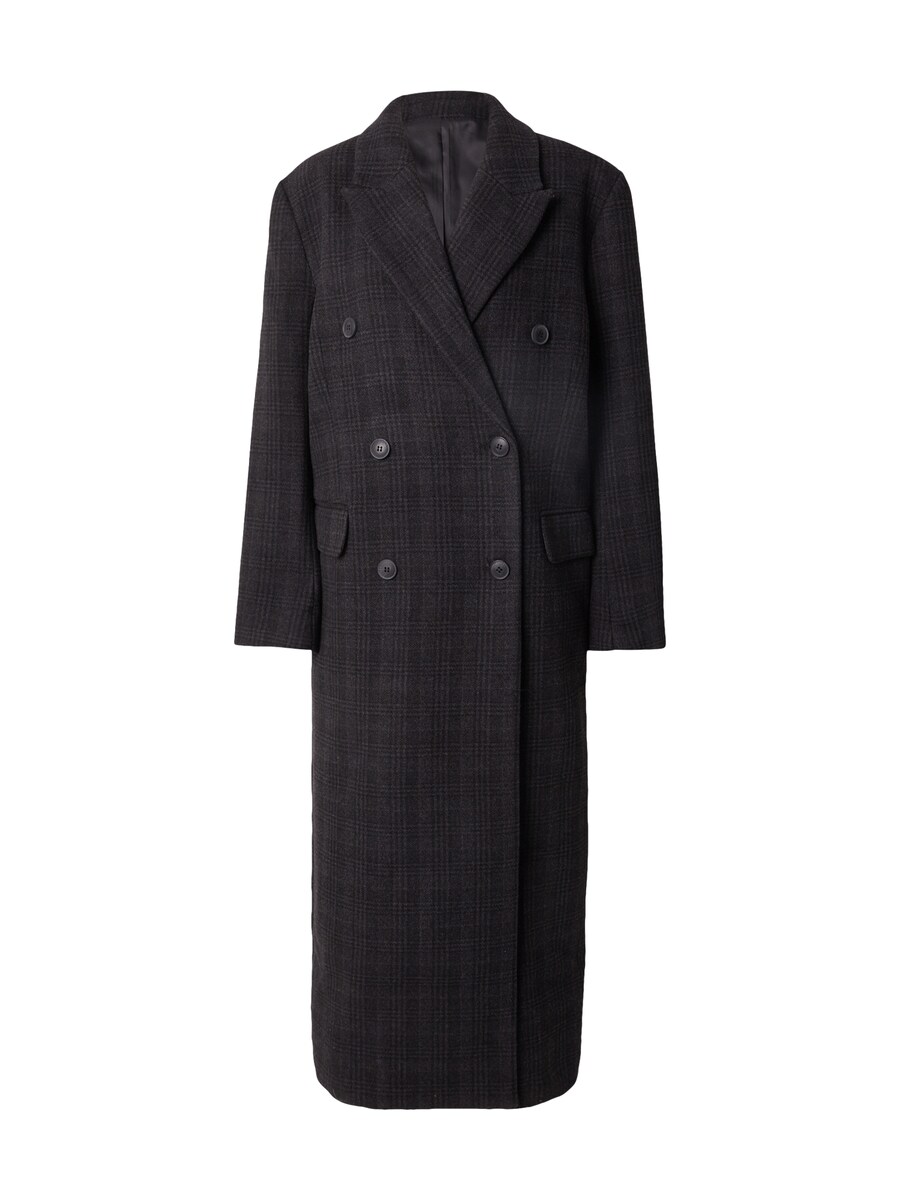 

Шерстяное пальто WEEKDAY Between-Seasons Coat Logan, черный