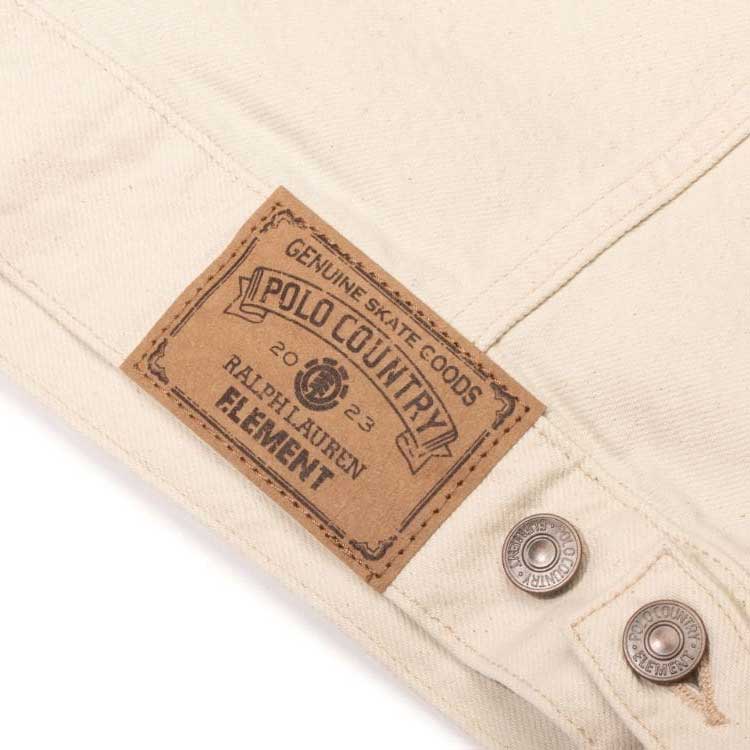 Джинсовая куртка мужская бежевая Polo Ralph Lauren — фото 4
