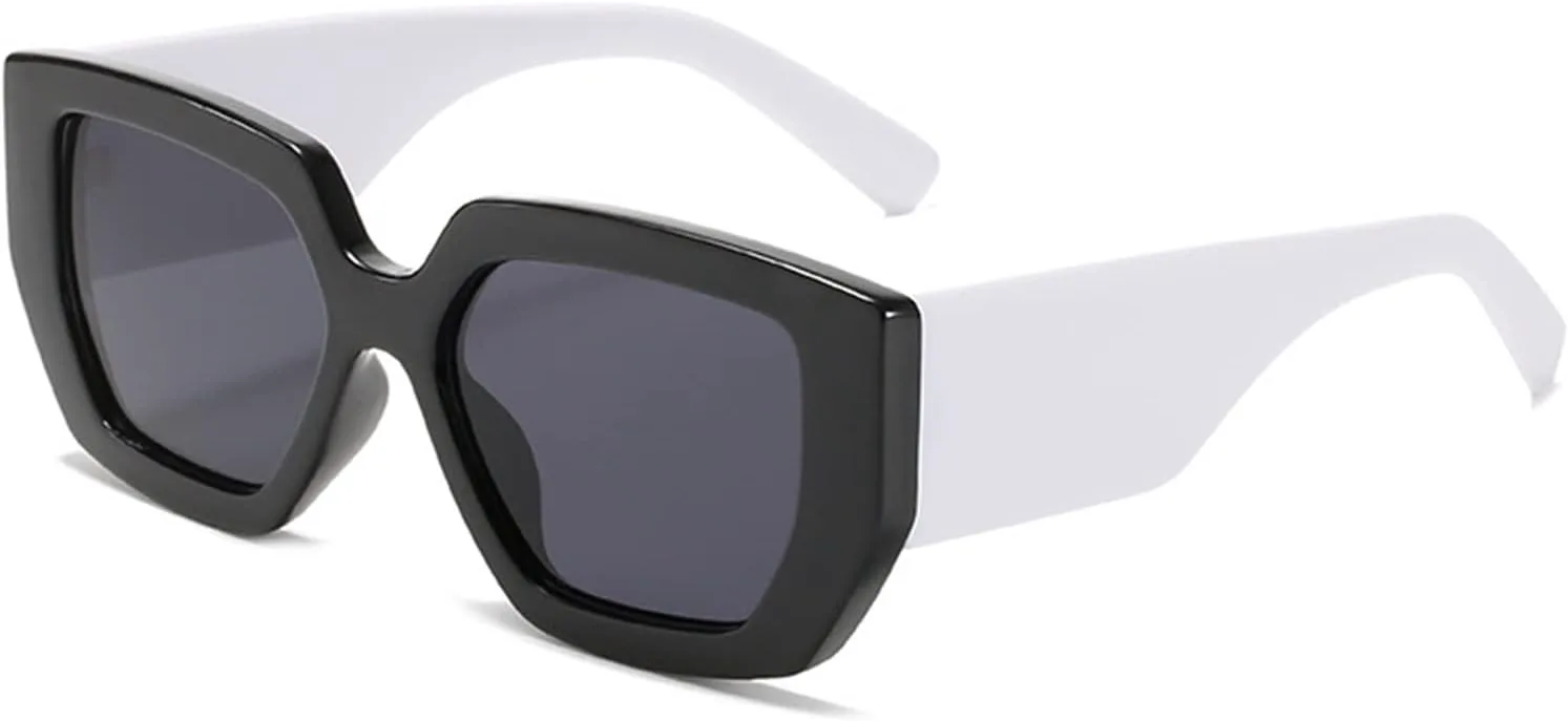 

Модные ретро-солнцезащитные очки в коробчатой ​​оправе для мужчин и женщин, для уличной фотографии, отдыха на природе и на пляже (Цвет: G, Размер: Средний) GAOXIN, G