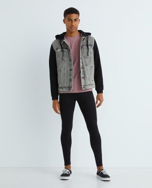 

Мужские зауженные зауженные джинсы Jack & Jones, черный