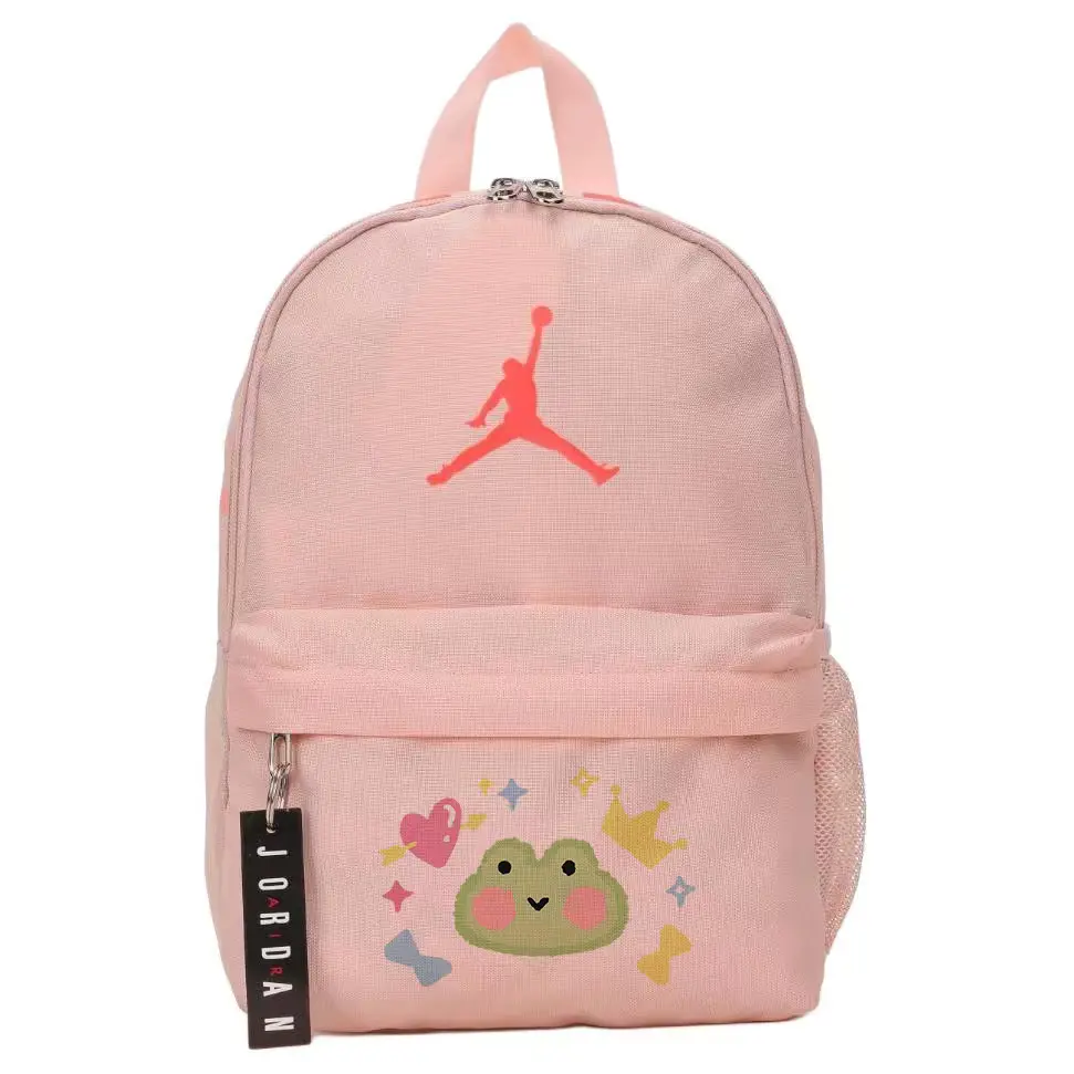 

Jordan Полиэстеровый рюкзак для женщин розовый, Frog