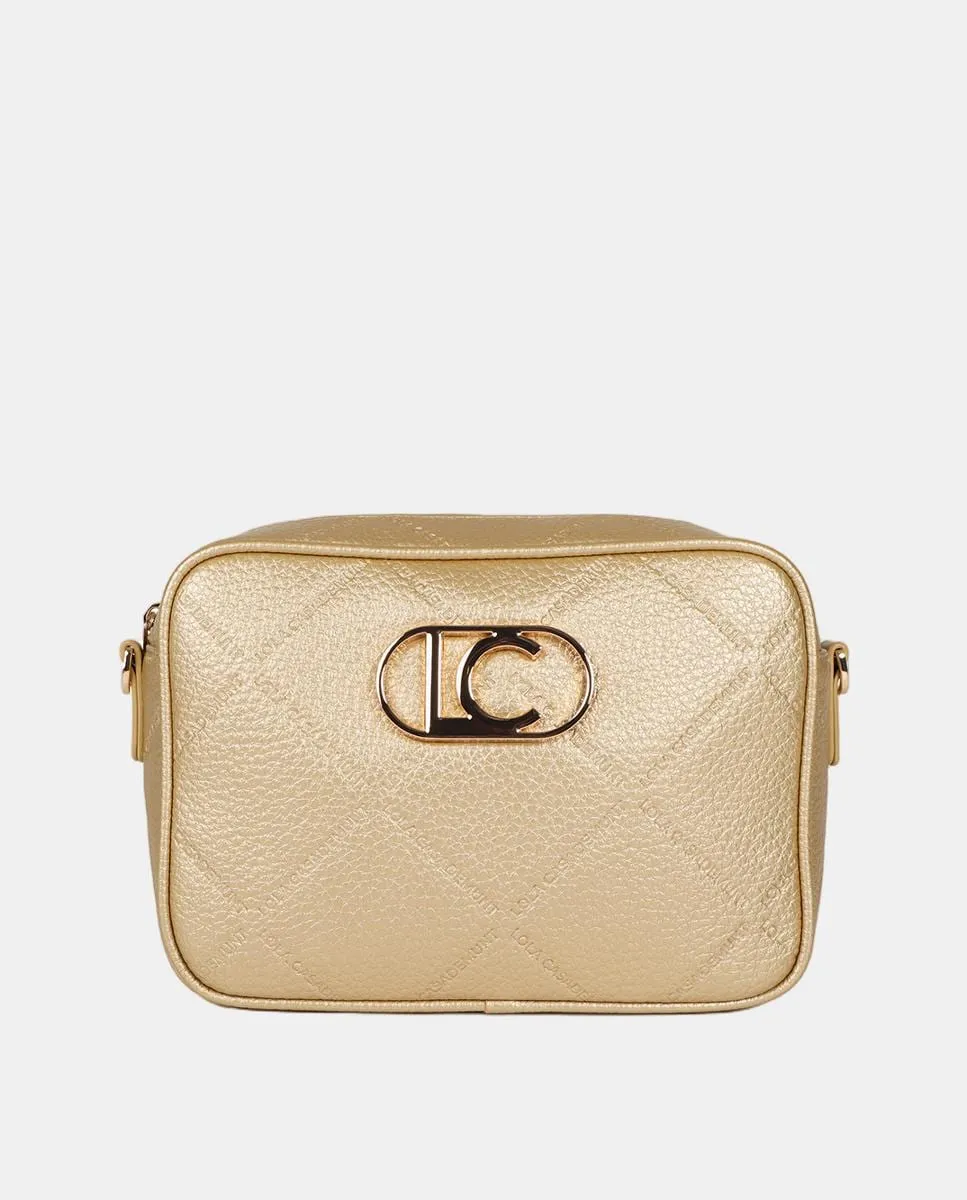 

Сумка-бандо с логотипом на молнии Lola Casademunt, золотой