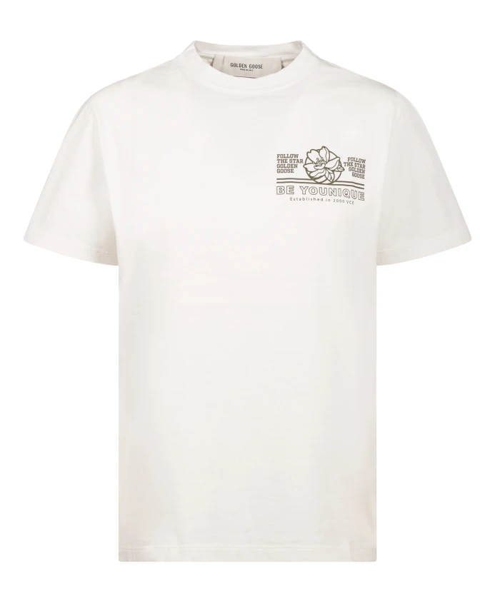 

Футболка "Путешествие" Golden Goose, белый