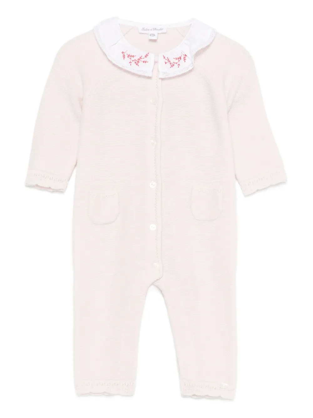 

Комбинезон с вышитым воротником Tartine Et Chocolat