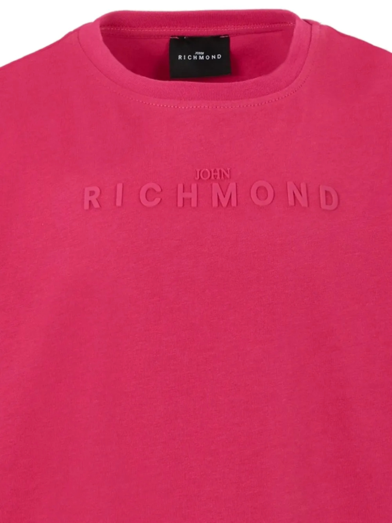 

Футболка с тисненым логотипом John Richmond Junior, розовый