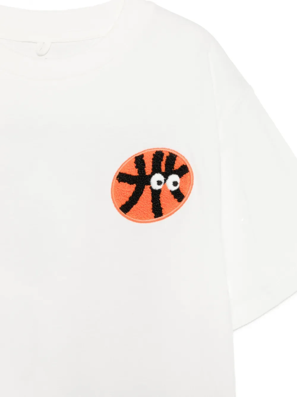 Футболка с вышивкой Stella McCartney Kids, белый — фото 3