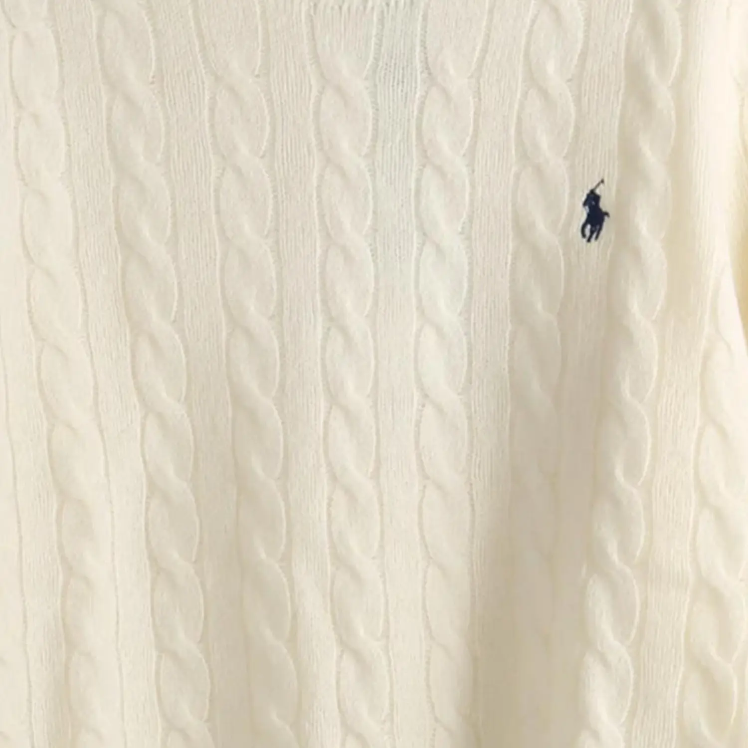 Polo Ralph Lauren Шерстяной кашемировый свитер Andover cream — фото 4