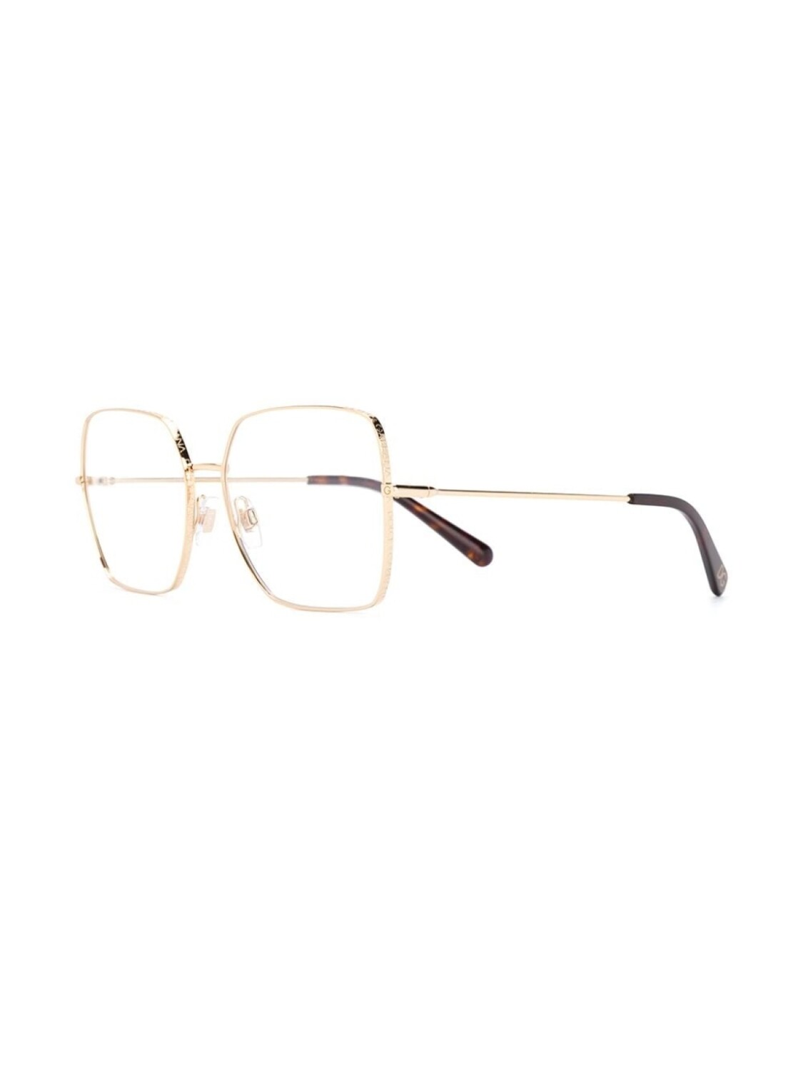 Dolce & Gabbana Eyewear массивные очки, золотистый — фото 2