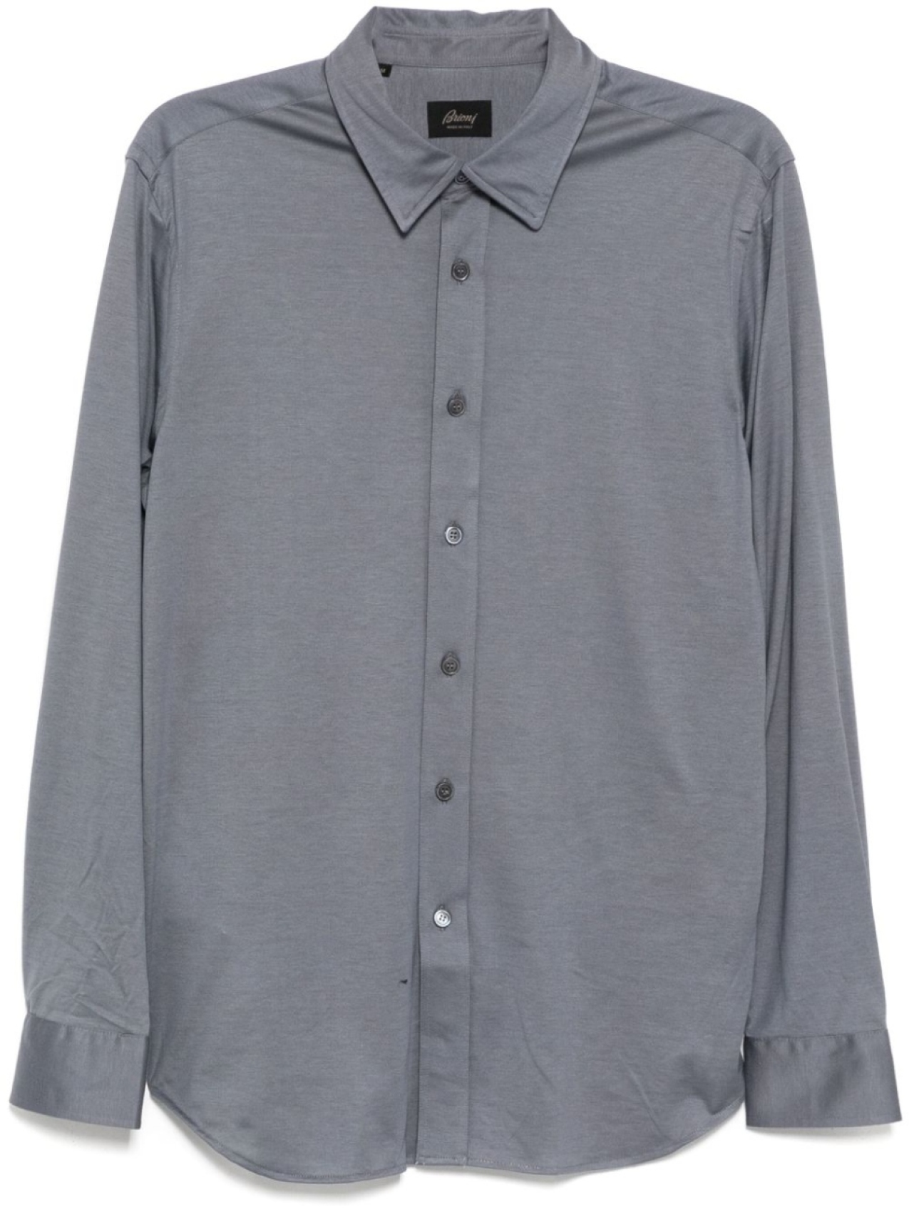 

Brioni рубашка с классическим воротником, синий