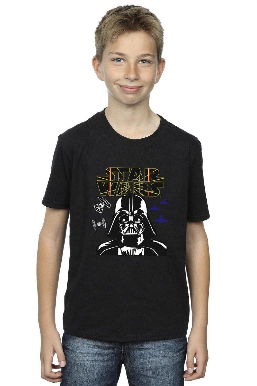 

Футболка с логотипом Darth Vader Comp Star Wars, черный