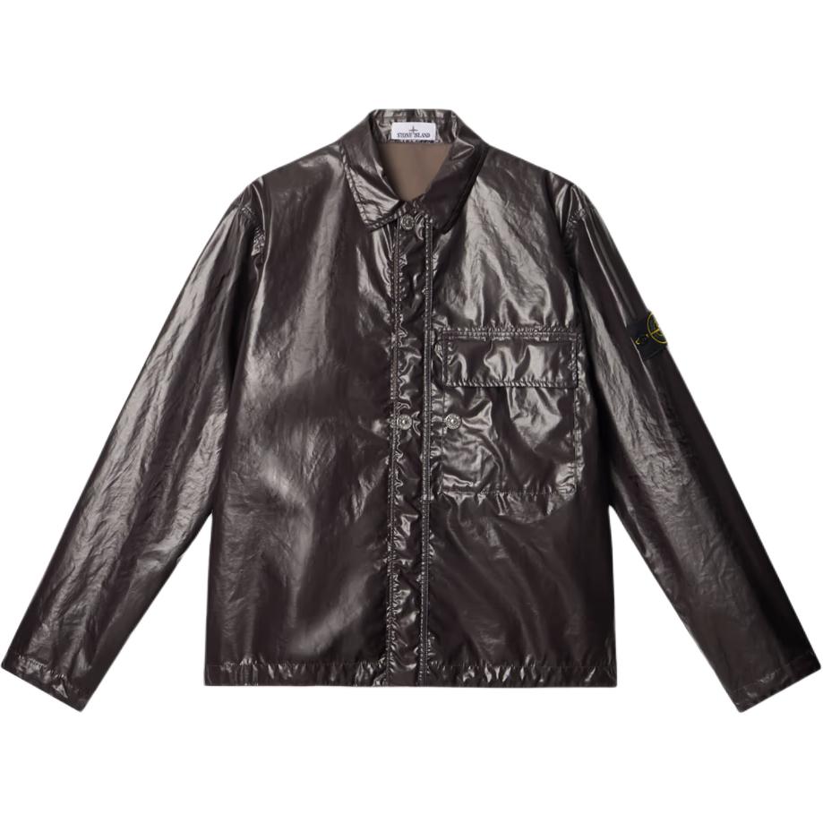 

STONE ISLAND Ветро- и влагозащитная рубашка, Charcoal Gray