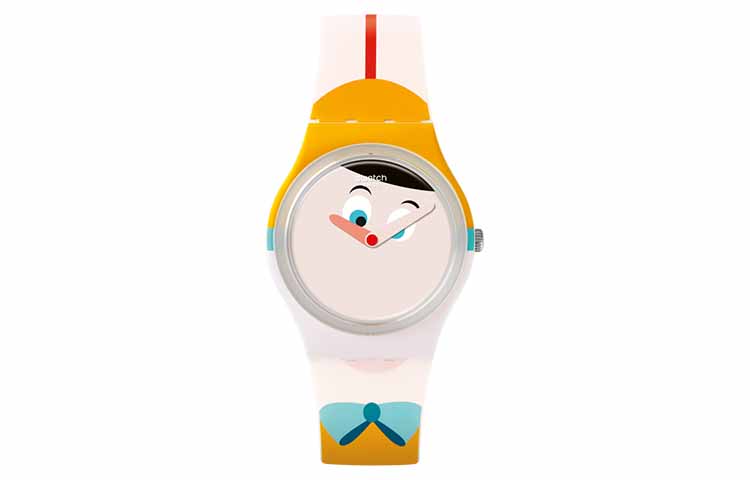 

Золотые часы унисекс GW176 SWATCH