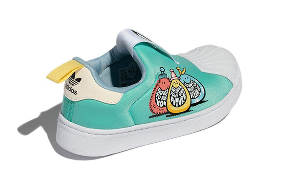 Кроссовки kevin lyons x originals superstar 360 i Adidas, зеленый — фото 4