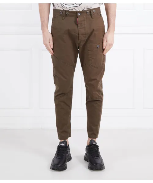 

Рабочие боевые брюки-карго Regular fit Dsquared2, коричневый