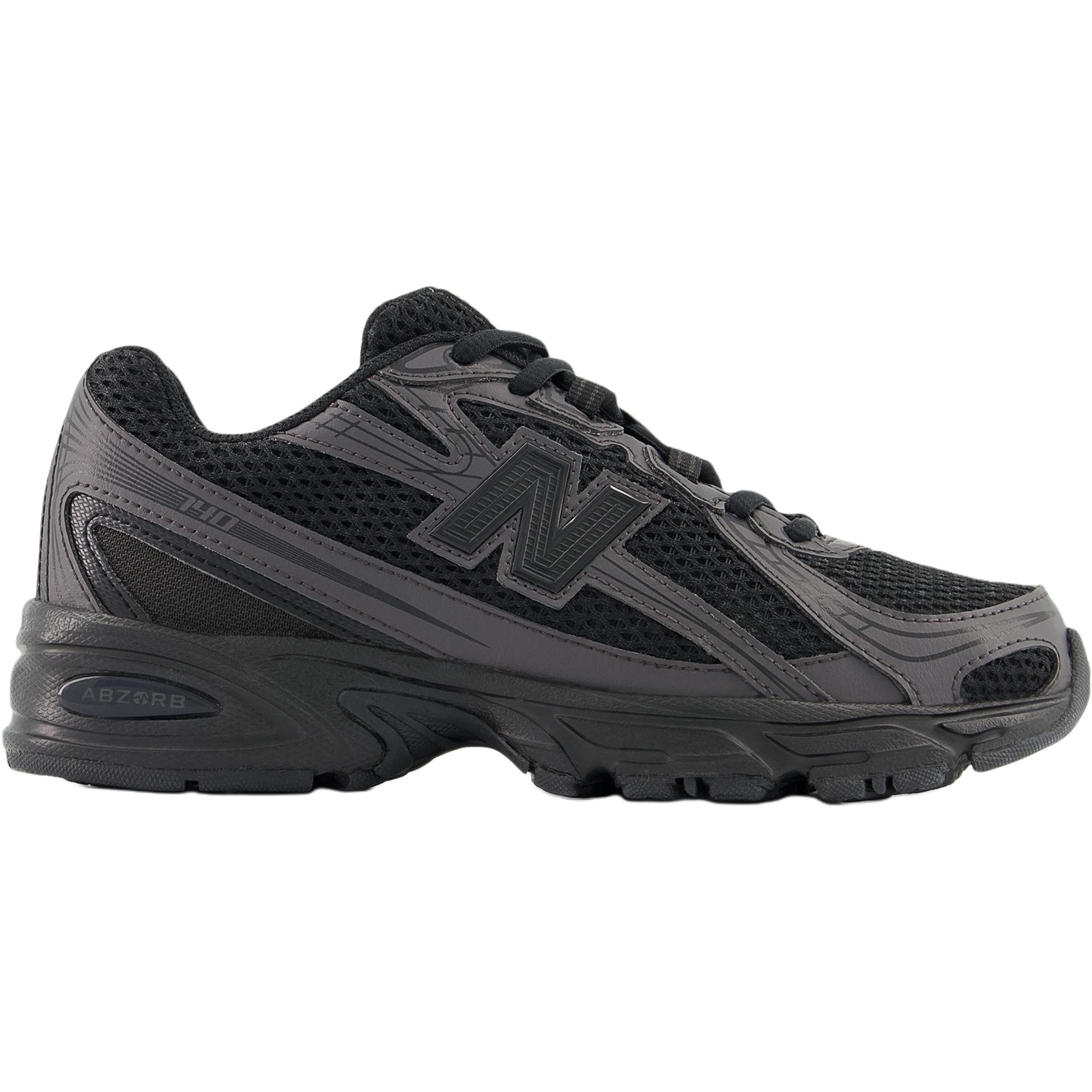 New Balance Детские кроссовки для бега NB 740 Support Low Top Black Unisex — фото 2