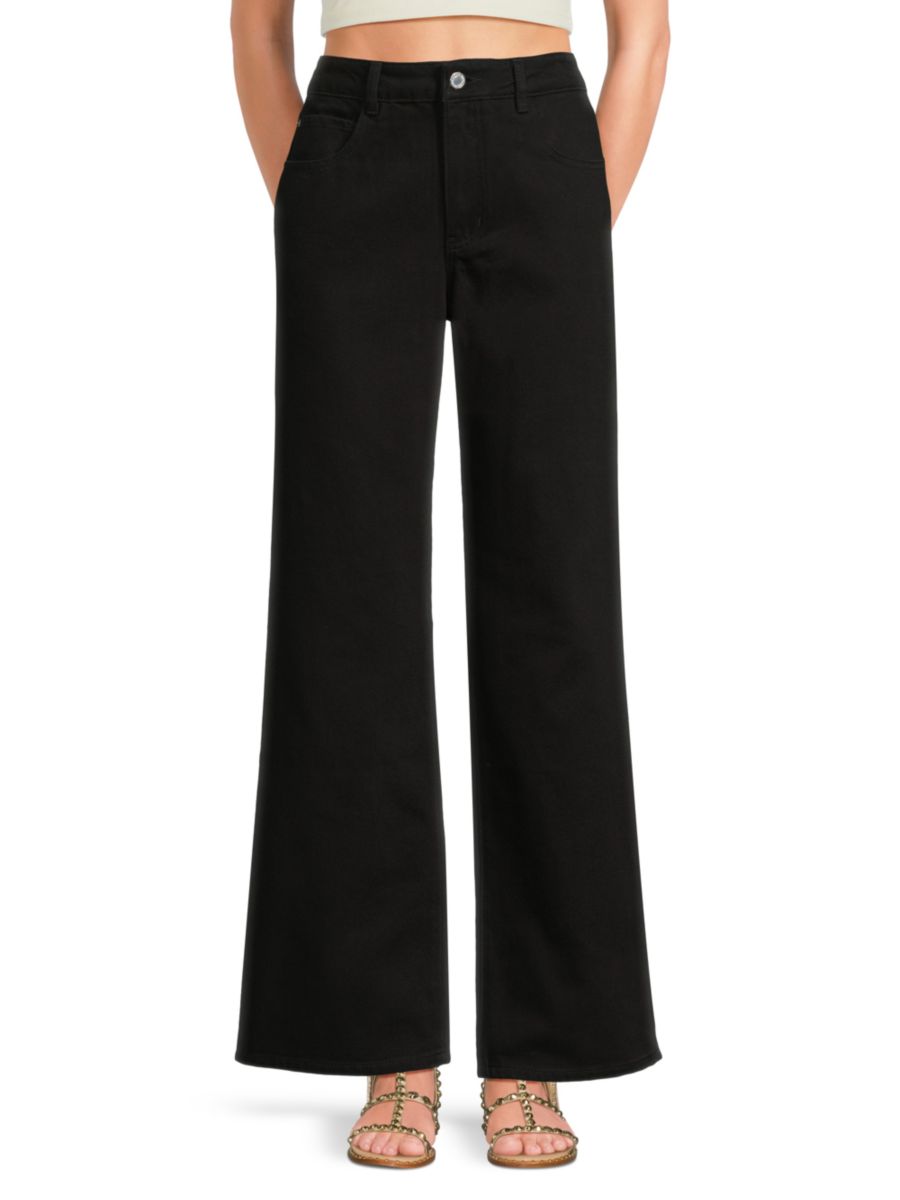 

Джинсы Slim Fit Wide Leg WeWoreWhat, черный