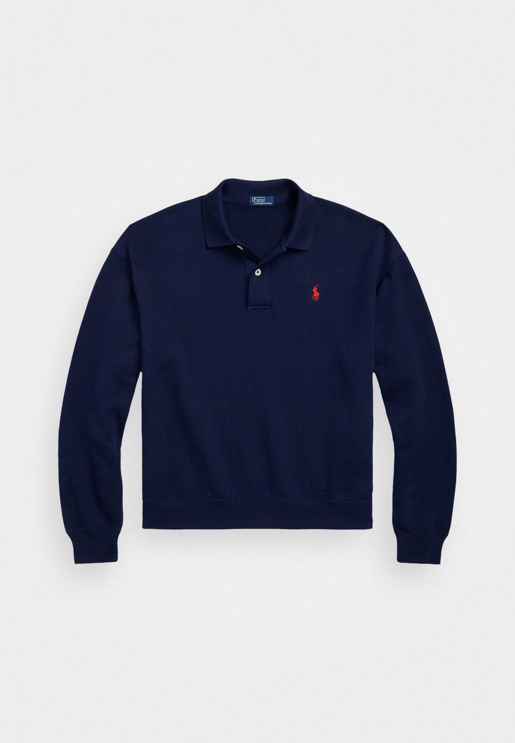 Толстовка POLO COLLAR FLEECE PULLOVER Polo Ralph Lauren, темно-синий — фото 4