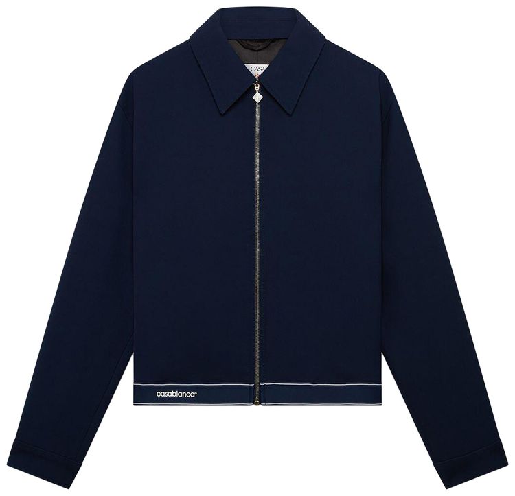 

Спортивная куртка из шерсти Casablanca, синяя