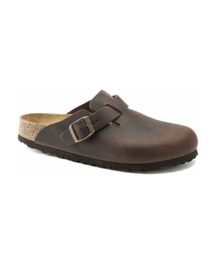

Бостонские сандалии, промасленная кожа, узкие Birkenstock, коричневый