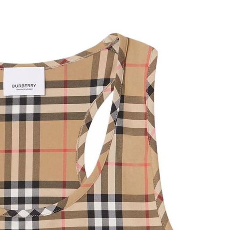 Жилет Burberry женский, нейлон, коричневый — фото 2