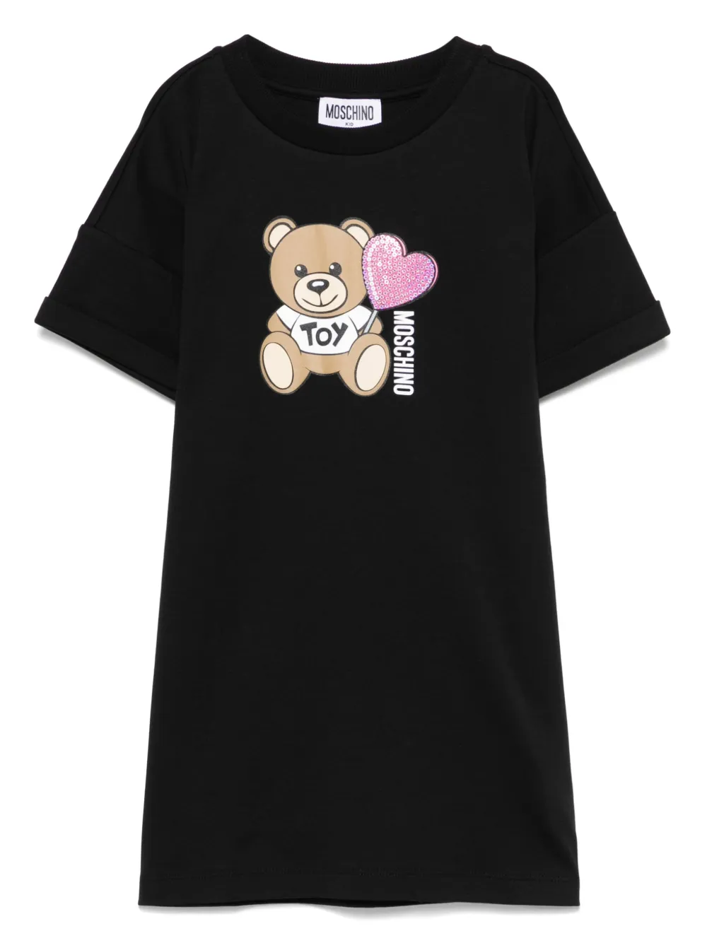 

Платье Teddy Bear Moschino Kids, черный