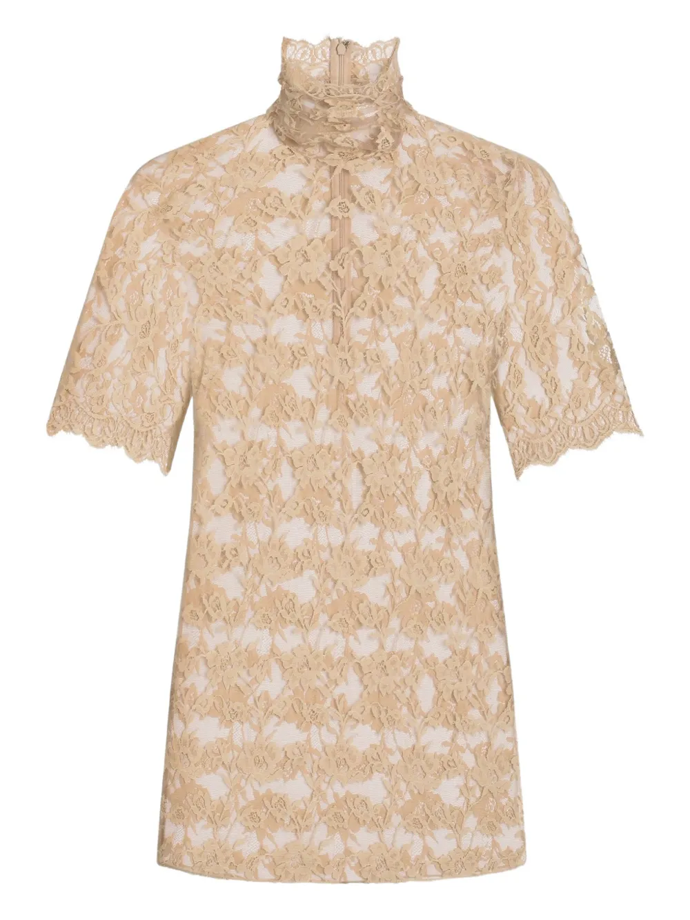 

Кружевная блузка DOLCE & GABBANA, бежевый