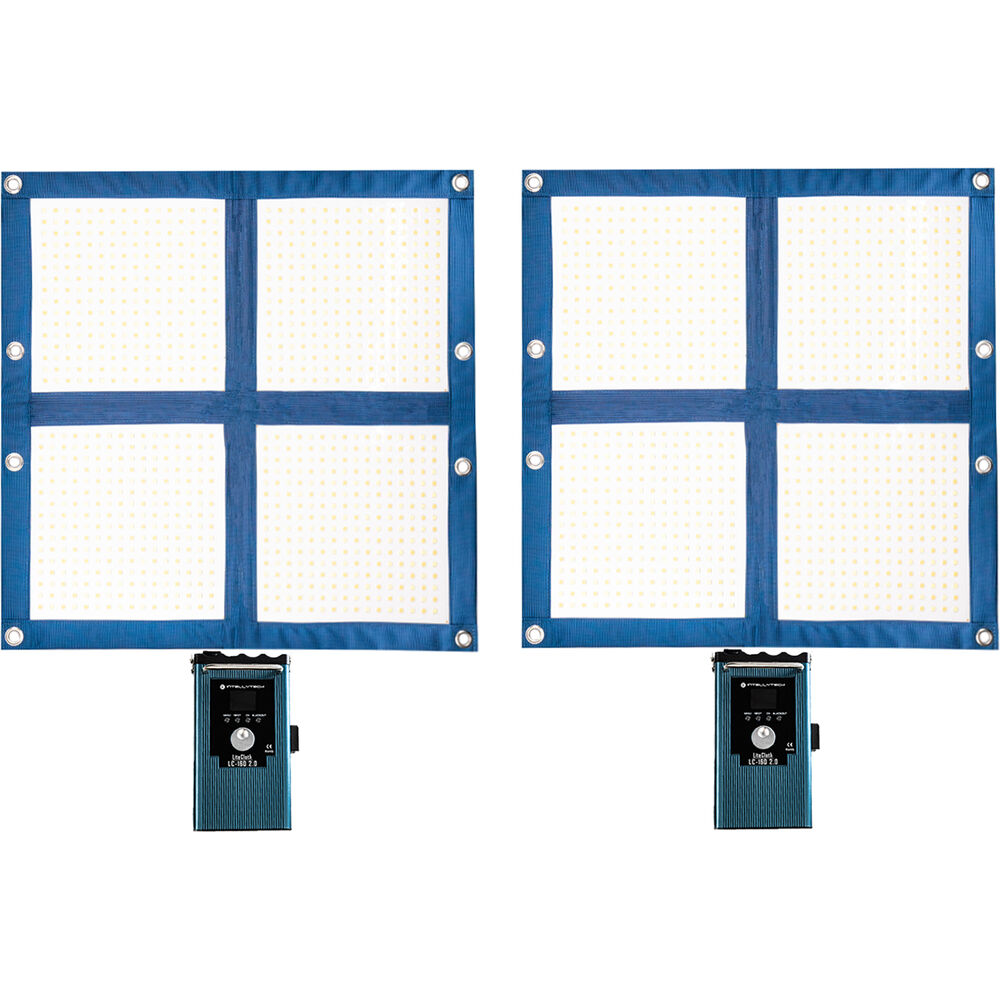 

Комплект из двух складных ковриков Intellytech LiteCloth 2.0 LC-160 (2 x 2 светодиода) (золотое крепление)