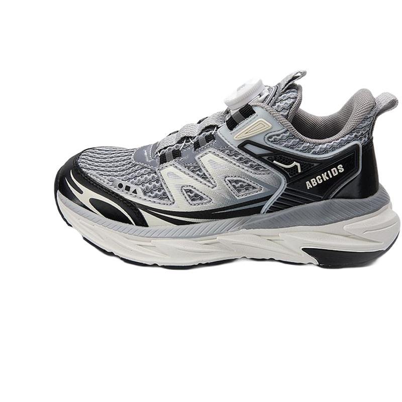 

Дышащие низкие повседневные кроссовки для подростков ABC KIDS, серебряный/черный