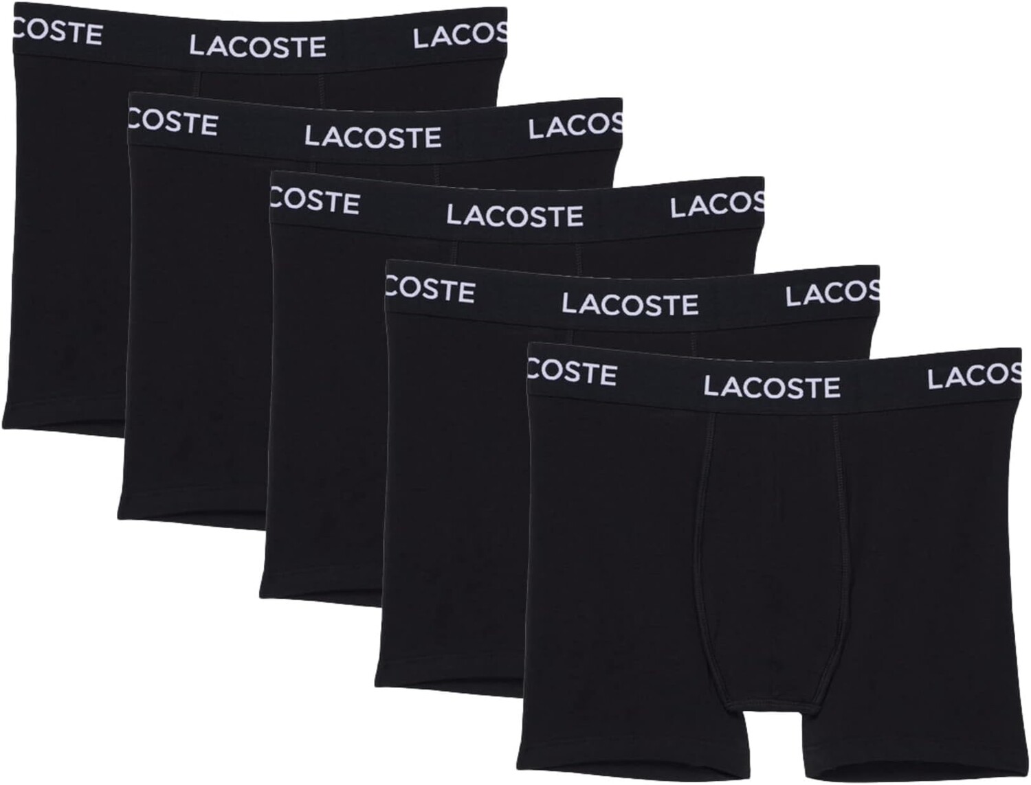 

Комплект из 5 трусов-боксеров Lacoste, черный