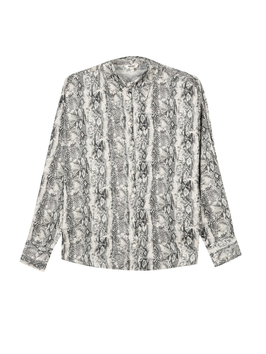 

Рубашка Koton Blouse, светло-серый