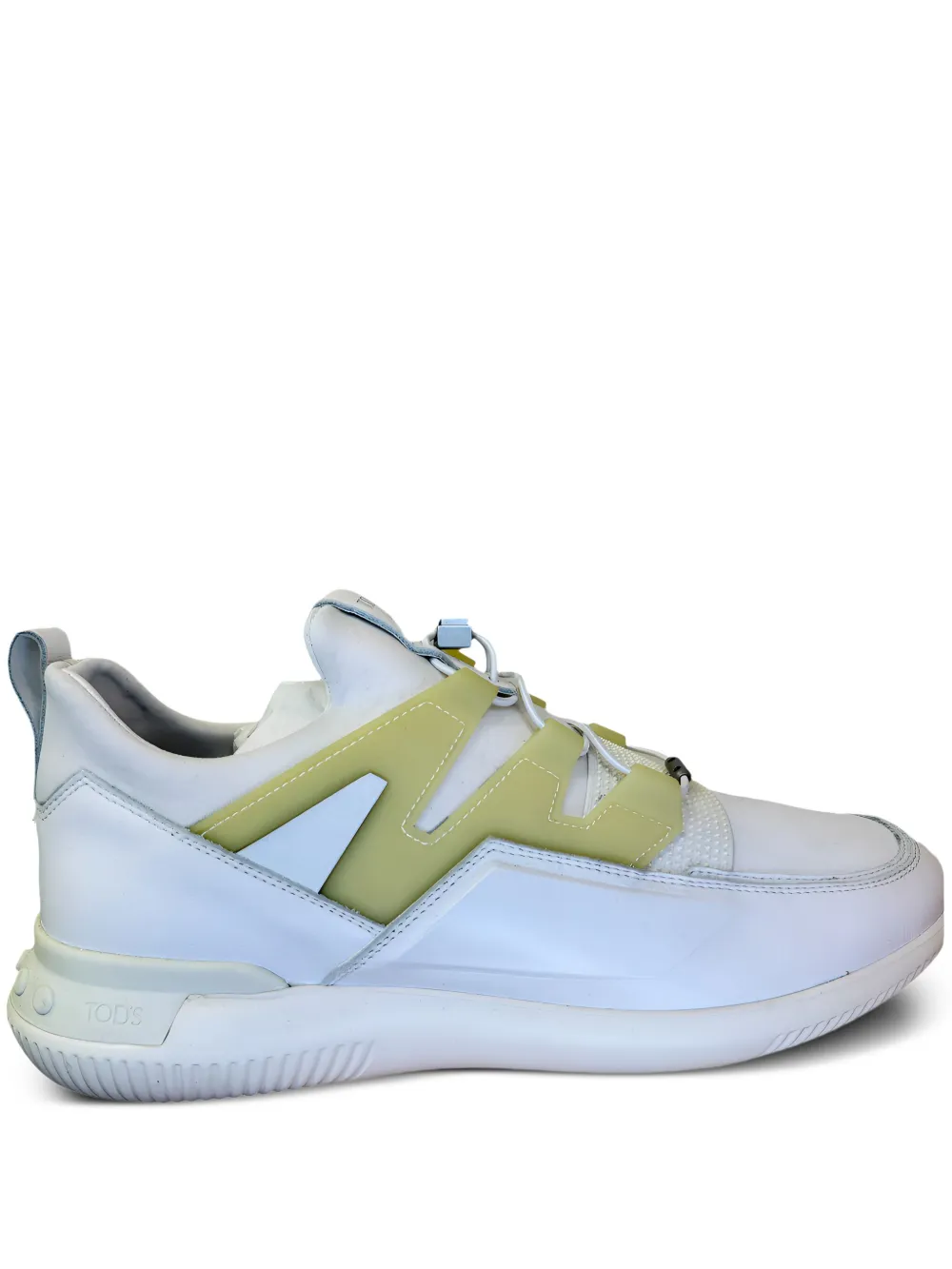 

Кроссовки с кожаными вставками TOD'S, белый