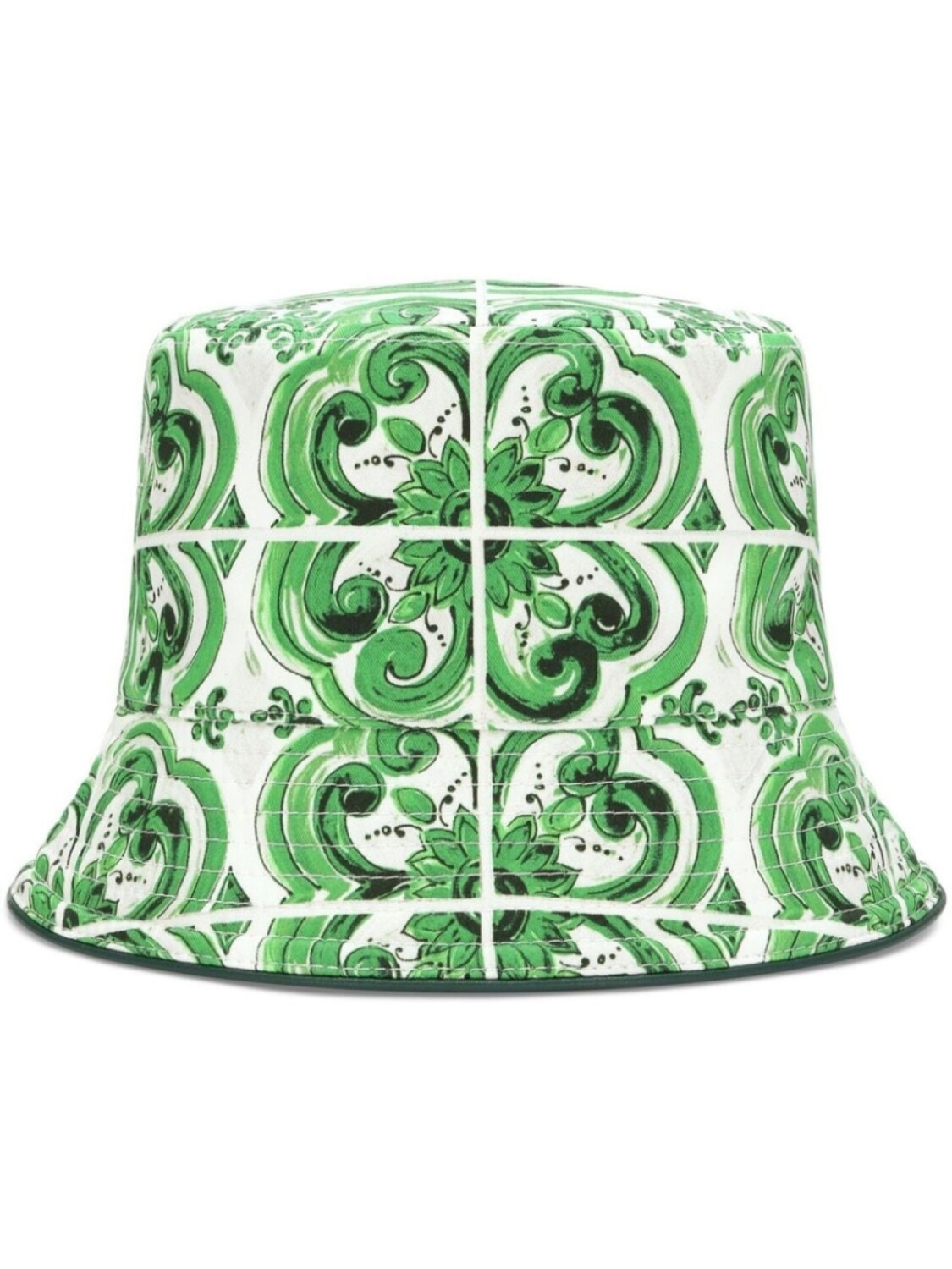 

Dolce & Gabbana панама Majolica, зеленый