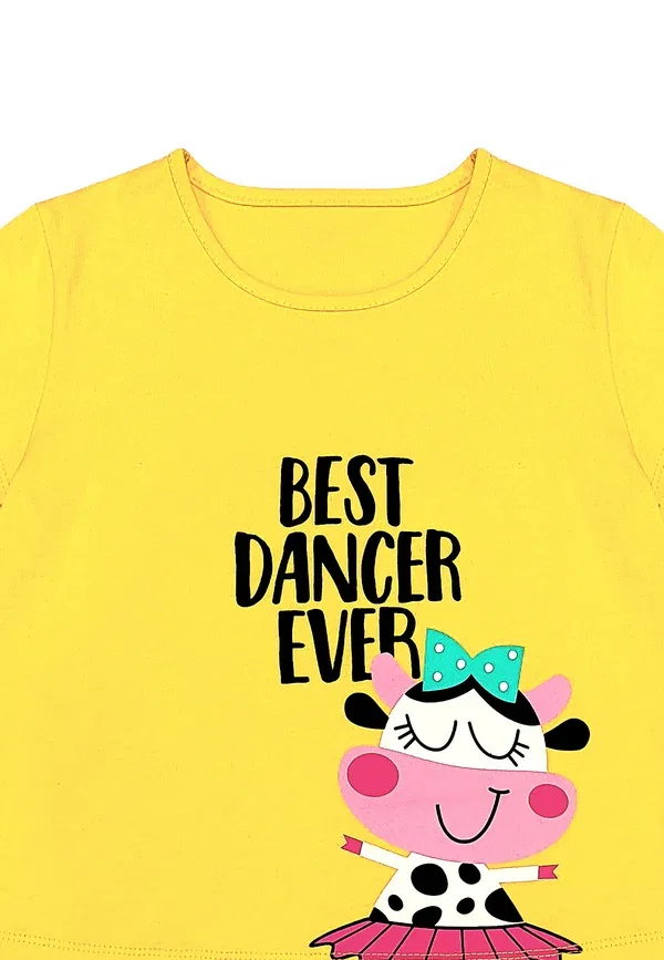 Одежда Denokids 2 piece ballerina xt shorts, желтый — фото 4