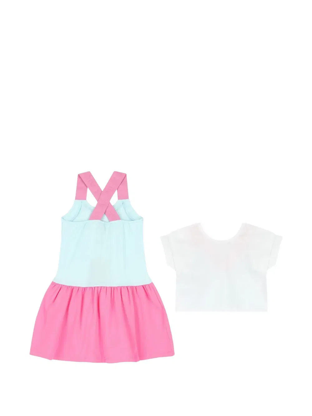 Платье с цветочным логотипом Aigner Kids, розовый — фото 2