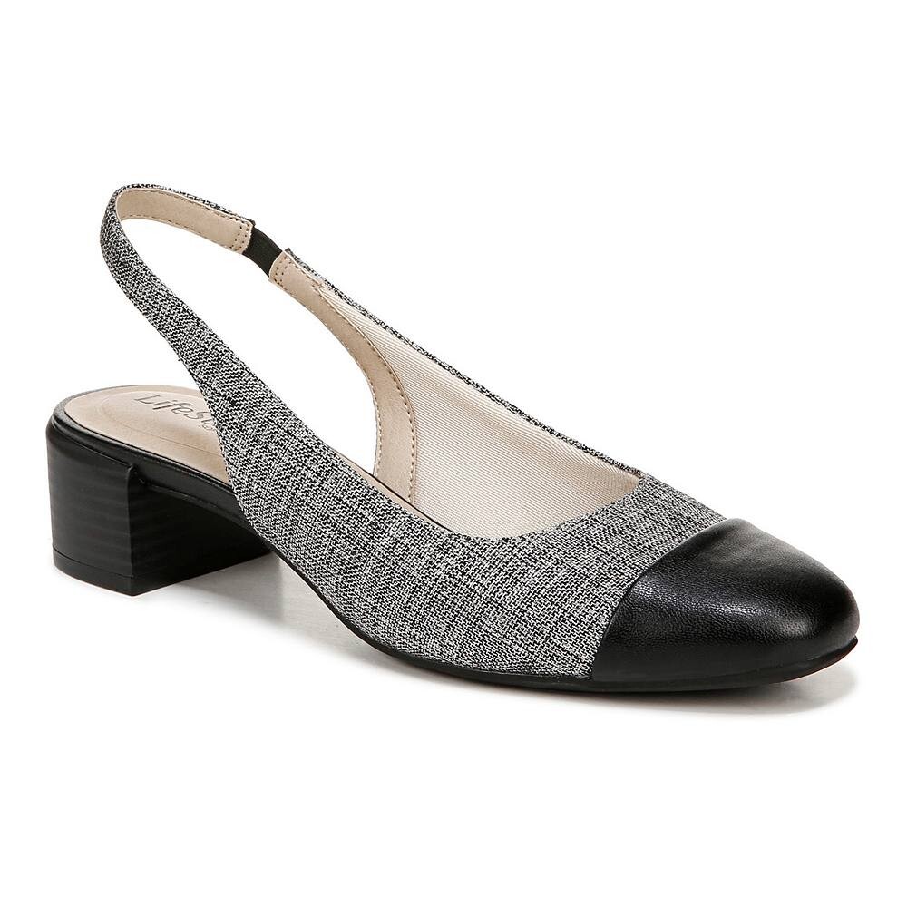 

Женские туфли LifeStride Becoming с пяткой на пятке, цвет Black Multi Faux