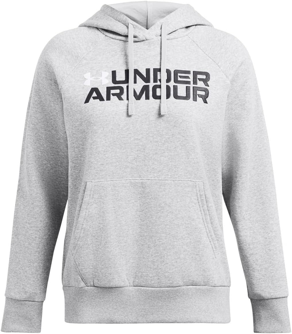 

Толстовка Under Armour unisex-adult Rival Fleece Wordmark, Mod Gray Light Heather
