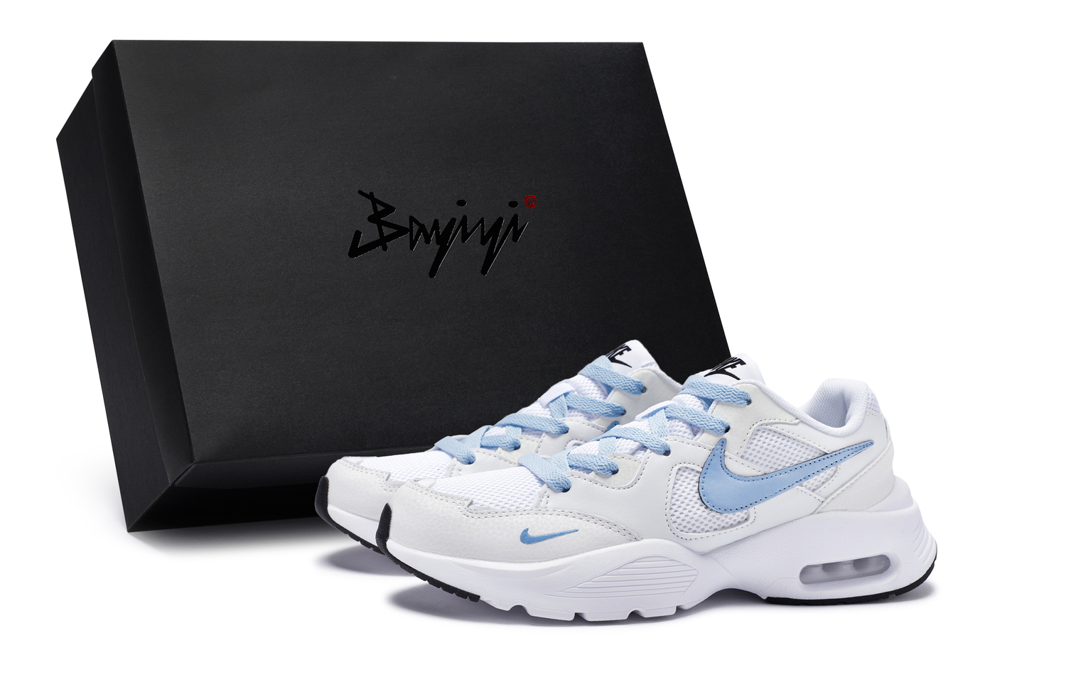 

Nike Air Max Fusion Водонепроницаемые Низкие Беговые Кроссовки Мужские Белый Синий