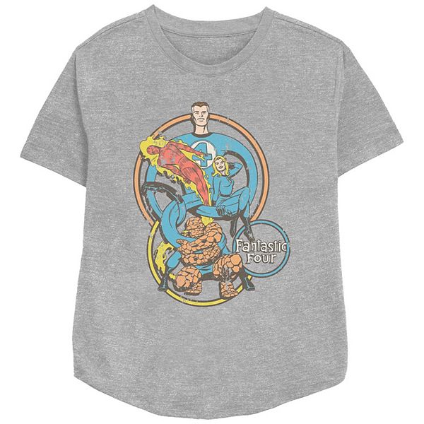 

Футболка с принтом fantastic four super hoops Marvel