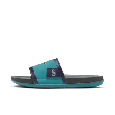Шлепанцы Nike Offcourt (Seattle Mariners) Offcourt Slides, цвет Mardi Gras/Dark Smoke Grey/Midnight Navy — фото 2
