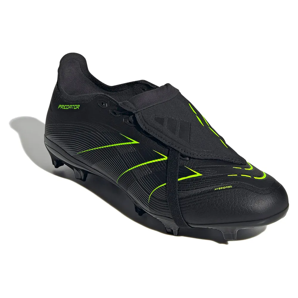 Футбольные бутсы adidas Predator League Fold-Over Tongue FG/MG, черный — фото 4