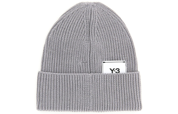

Y-3 Серая унисекс шапка бини, Gray
