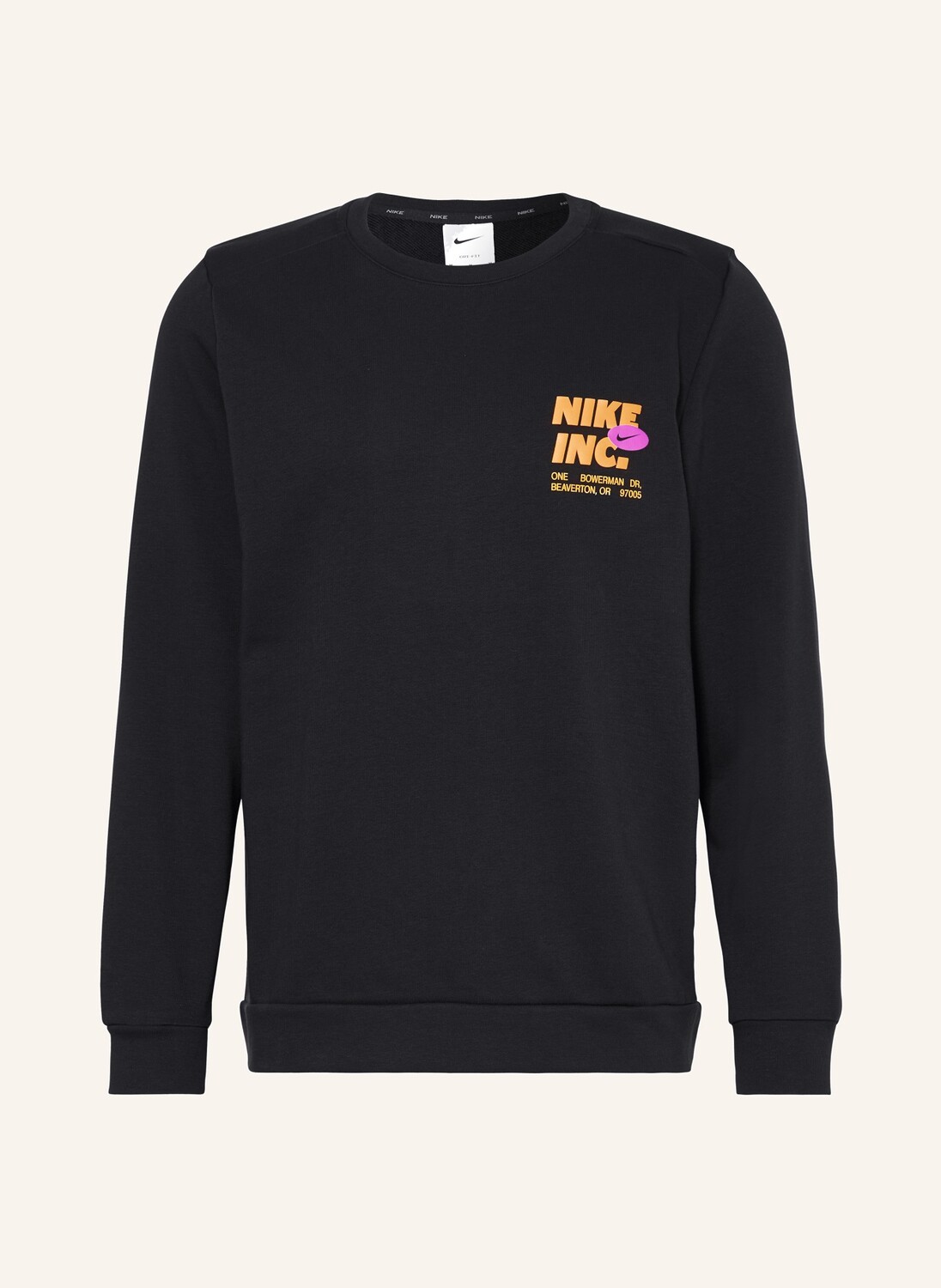 

Лонгслив dri-fit Nike, черный