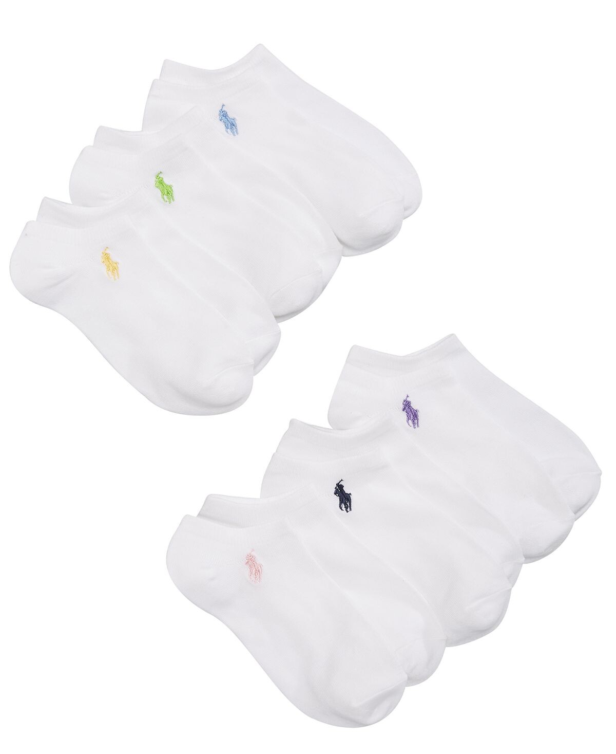 

Комплект из 6 коротких носков Polo Ralph Lauren, белый
