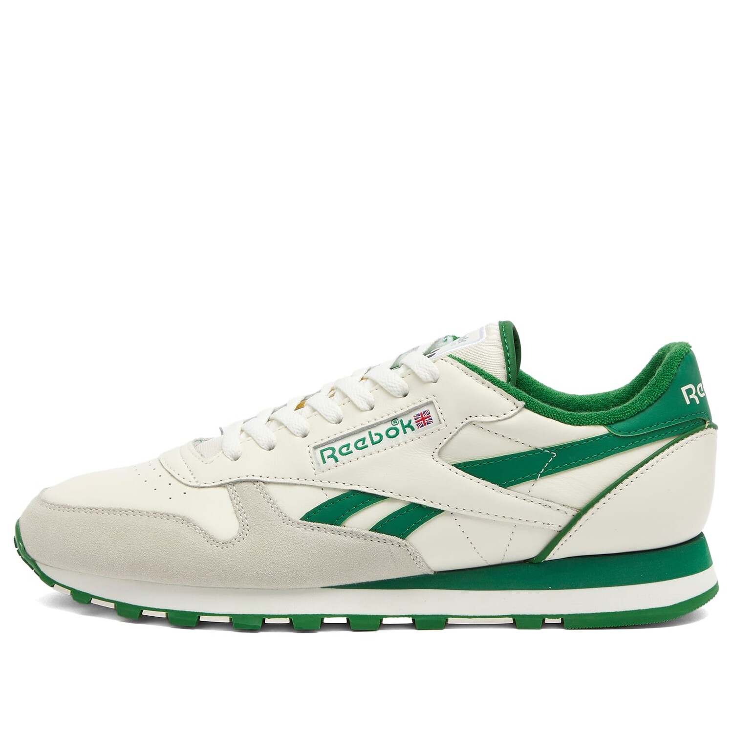 

Кроссовки Reebok Classic Leather 1983 Vintage, цвет Chalk & Green